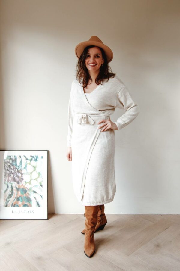 Beige dress one size