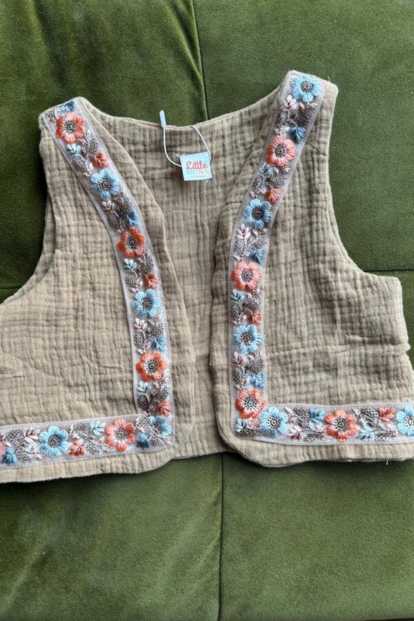Gilet ice blue 98/104