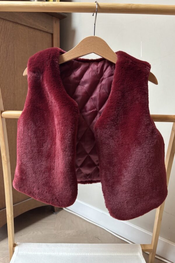 Sample gilet Burgudy 110/116